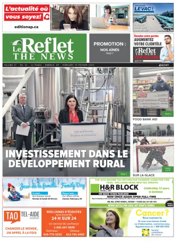 Le Reflet (The News) - 15 Feb 2023