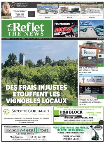 Le Reflet (The News) - 15 Mar 2023