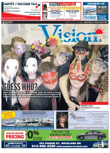 Vision (Canada) - 19 marzo 2015