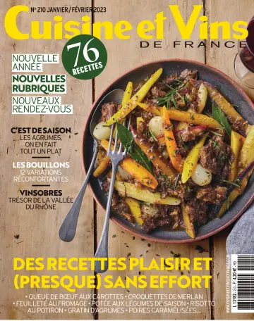 Cuisine et Vins de France - 06 janv. 2023
