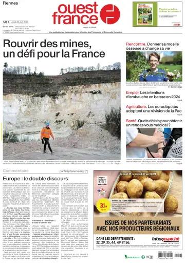 Ouest France (Rennes) - 25 4월 2024