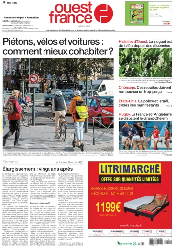 Ouest France (Rennes) - 27 4月 2024