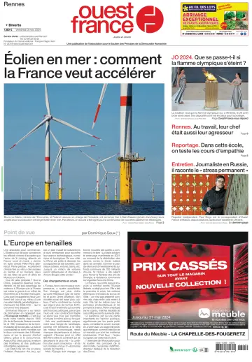 Ouest France (Rennes) - 3 May 2024
