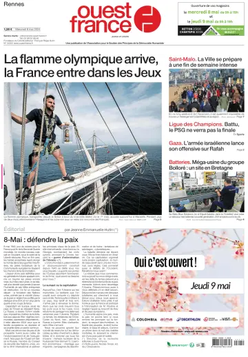Ouest France (Rennes) - 8 May 2024