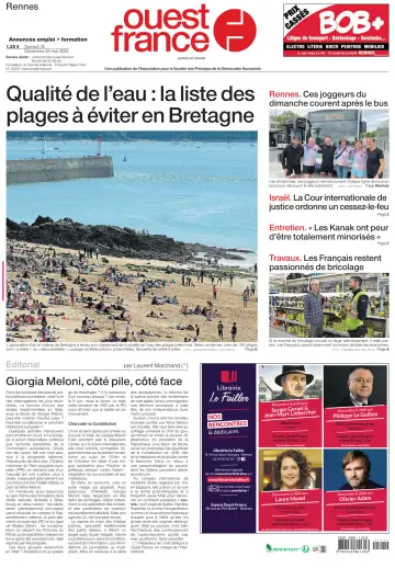 Ouest France (Rennes) - 25 May 2024
