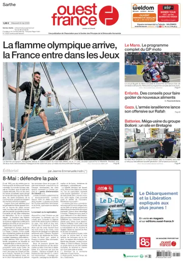 Ouest France (Sarthe) - 8 May 2024