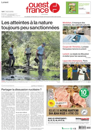 Ouest France (Lorient) - 2 May 2024