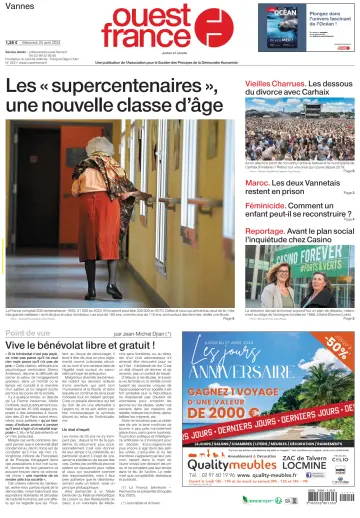 Ouest France (Vannes) - 24 4月 2024