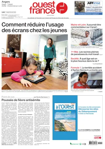 Ouest France (Angers / Segré) - 30 abril 2024