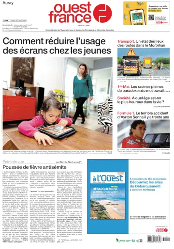Ouest France (Auray) - 30 4월 2024