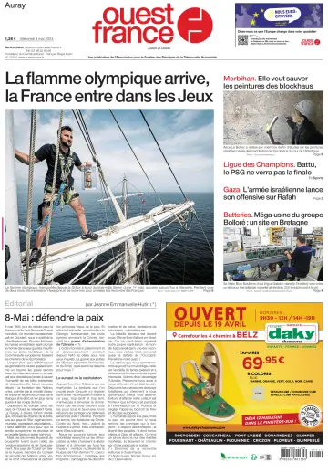 Ouest France (Auray) - 08 maio 2024