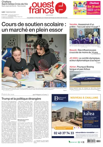 Ouest France (Challans / Saint-Gilles-Croix-de-Vie) - 23 4月 2024