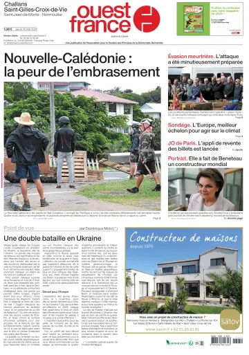 Ouest France (Challans / Saint-Gilles-Croix-de-Vie) - 16 May 2024