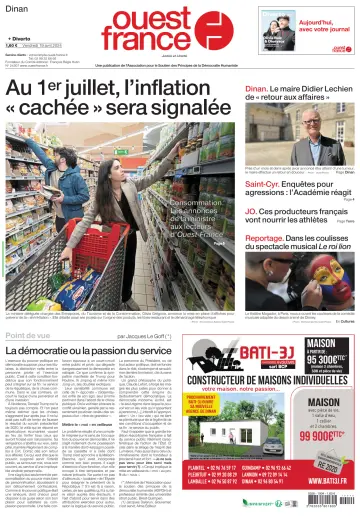 Ouest France (Dinan) - 19 四月 2024