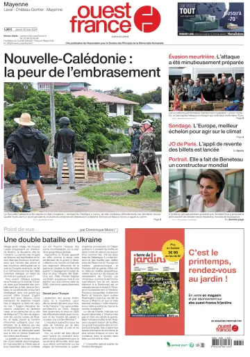 Ouest France (Mayenne) - 16 May 2024