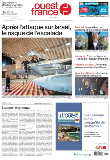 Ouest France (Les Herbiers / Montaigu) - 15 4月 2024