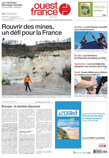 Ouest France (Les Herbiers / Montaigu) - 25 四月 2024
