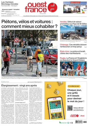 Ouest France (Les Herbiers / Montaigu) - 27 4月 2024