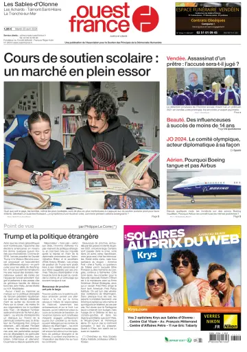 Ouest France (Les Sables-d'Olonne) - 23 四月 2024