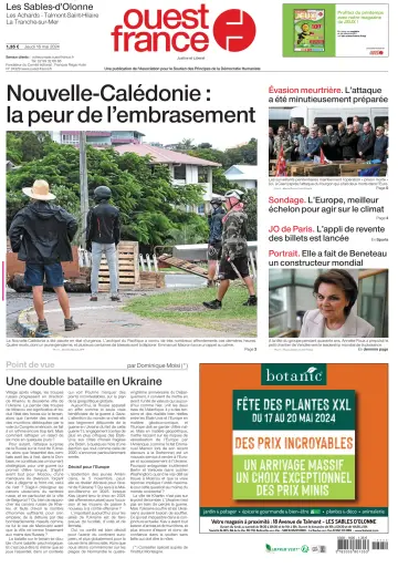 Ouest France (Les Sables-d'Olonne) - 16 5月 2024