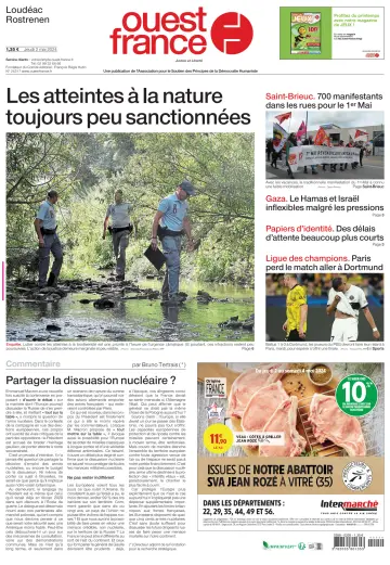 Ouest France (Loudéac / Rostrenen) - 2 May 2024