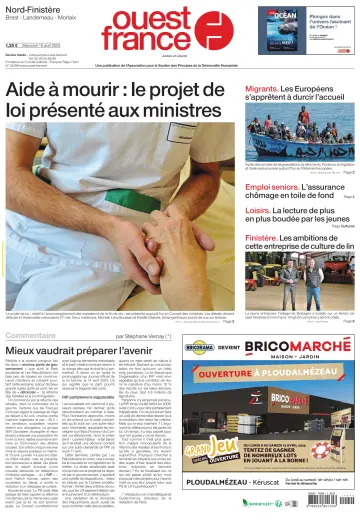 Ouest France (Nord-Finistère) - 10 4월 2024
