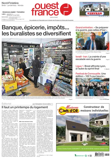 Ouest France (Nord-Finistère) - 13 4월 2024