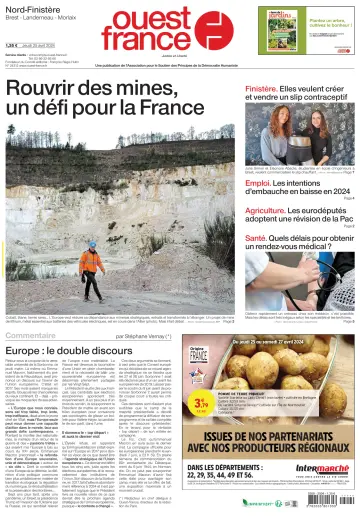 Ouest France (Nord-Finistère) - 25 4월 2024