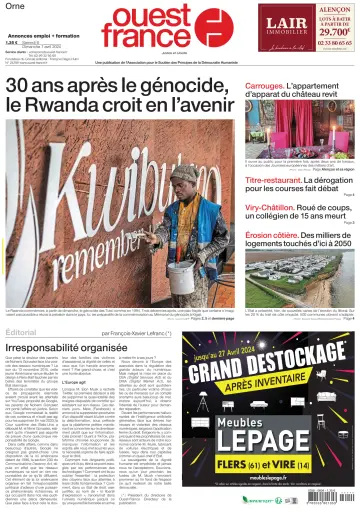 Ouest France (Orne) - 6 Apr 2024