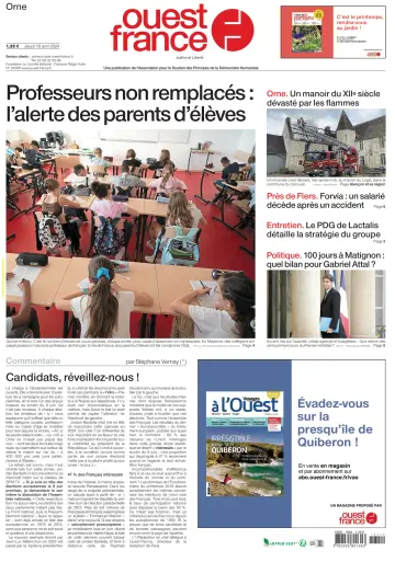 Ouest France (Orne) - 18 Apr 2024