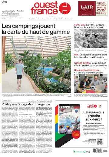 Ouest France (Orne) - 20 Apr 2024