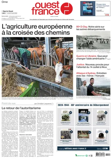 Ouest France (Orne) - 22 Apr 2024