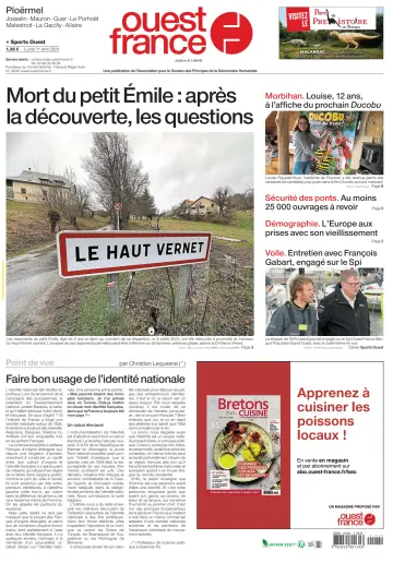 Ouest France (Ploërmel) - 01 4月 2024