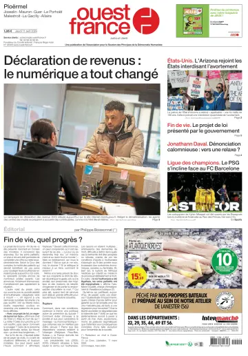 Ouest France (Ploërmel) - 11 四月 2024