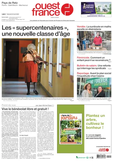 Ouest France (Pornic / Pays de Retz) - 24 4月 2024