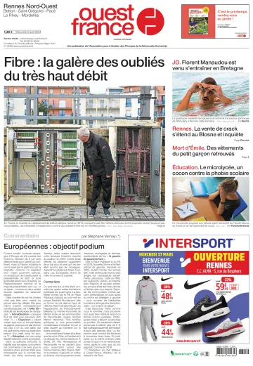 Ouest-France (Rennes Nord-Ouest) - 3 Apr 2024