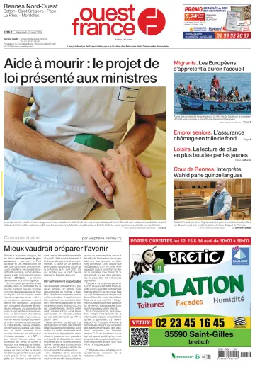 Ouest-France (Rennes Nord-Ouest) - 10 Apr 2024