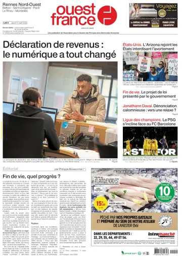 Ouest-France (Rennes Nord-Ouest) - 11 4月 2024