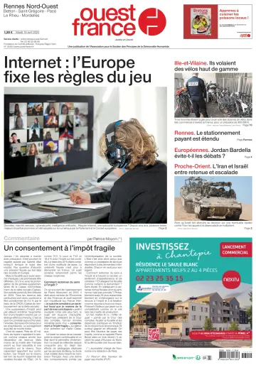 Ouest-France (Rennes Nord-Ouest) - 16 4月 2024