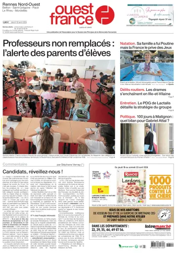 Ouest-France (Rennes Nord-Ouest) - 18 4月 2024