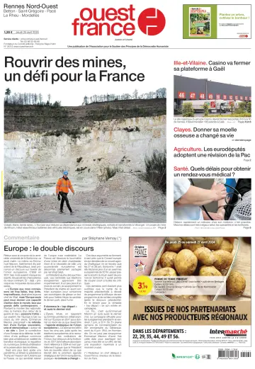Ouest-France (Rennes Nord-Ouest) - 25 Apr. 2024