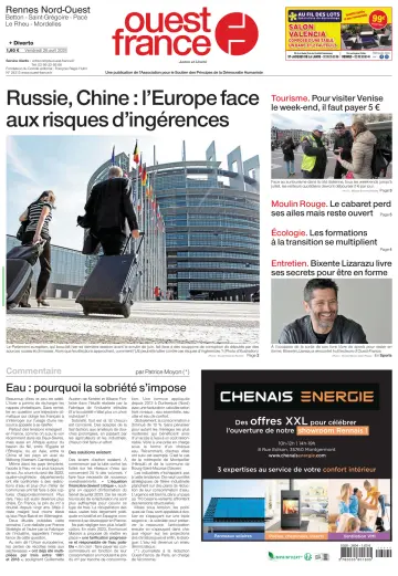 Ouest-France (Rennes Nord-Ouest) - 26 Apr. 2024