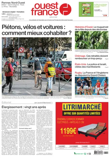 Ouest-France (Rennes Nord-Ouest) - 27 Apr 2024