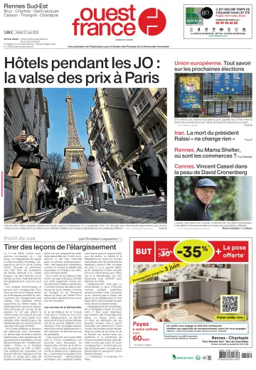 Ouest-France (Rennes Sud-Est) - 21 mayo 2024