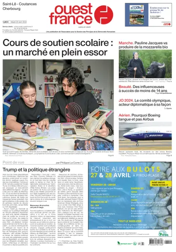 Ouest France (Saint-Lô / Coutances / Cherbourg) - 23 4月 2024