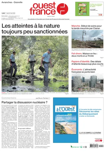 Ouest France (Avranches-Granville) - 2 May 2024