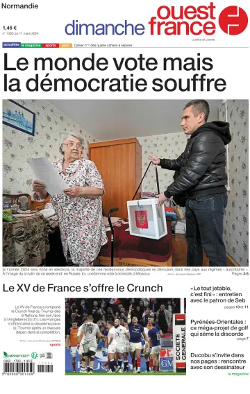 Dimanche Ouest France (Normandie) - 17 мар. 2024
