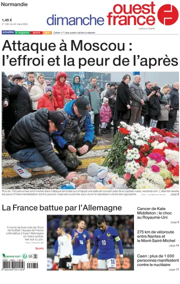 Dimanche Ouest France (Normandie) - 24 março 2024