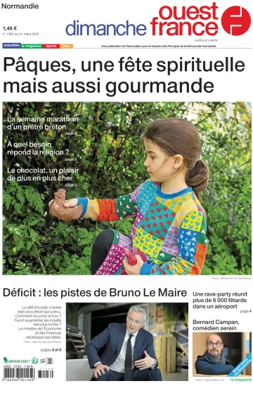 Dimanche Ouest France (Normandie) - 31 мар. 2024