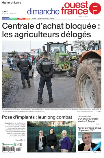 Dimanche Ouest France (Maine-et-Loire) - 04 2月 2024